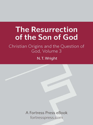 cover image of Christian Origins and the Question of God, Volume 3